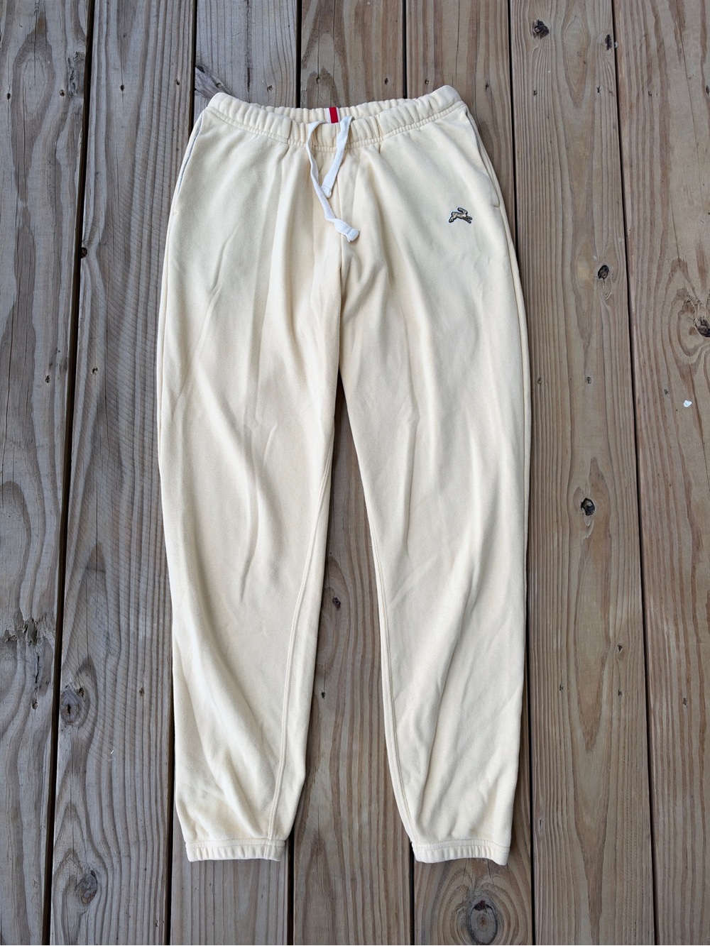 Tracksmith Trackhouse Sweatpants Joggers Women’s Medium Running Light Yellow